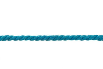 Baumwollkordel, 8 mm, aqua dunkel, 0,5 m